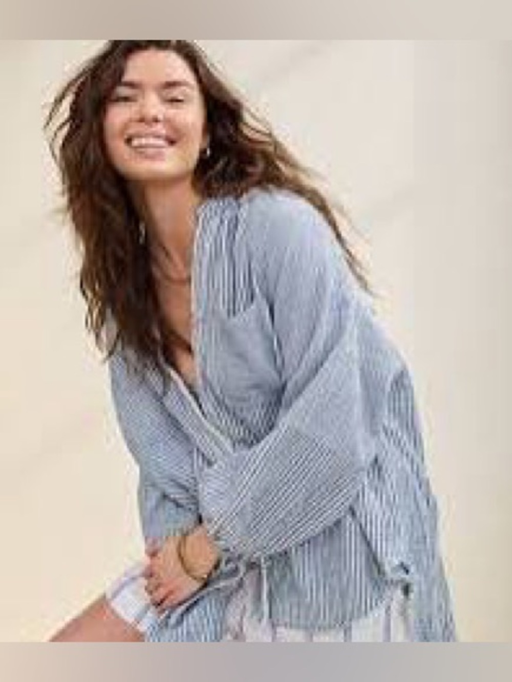 Aerie Daybreak cover up shirt, L - Picture 2 of 3